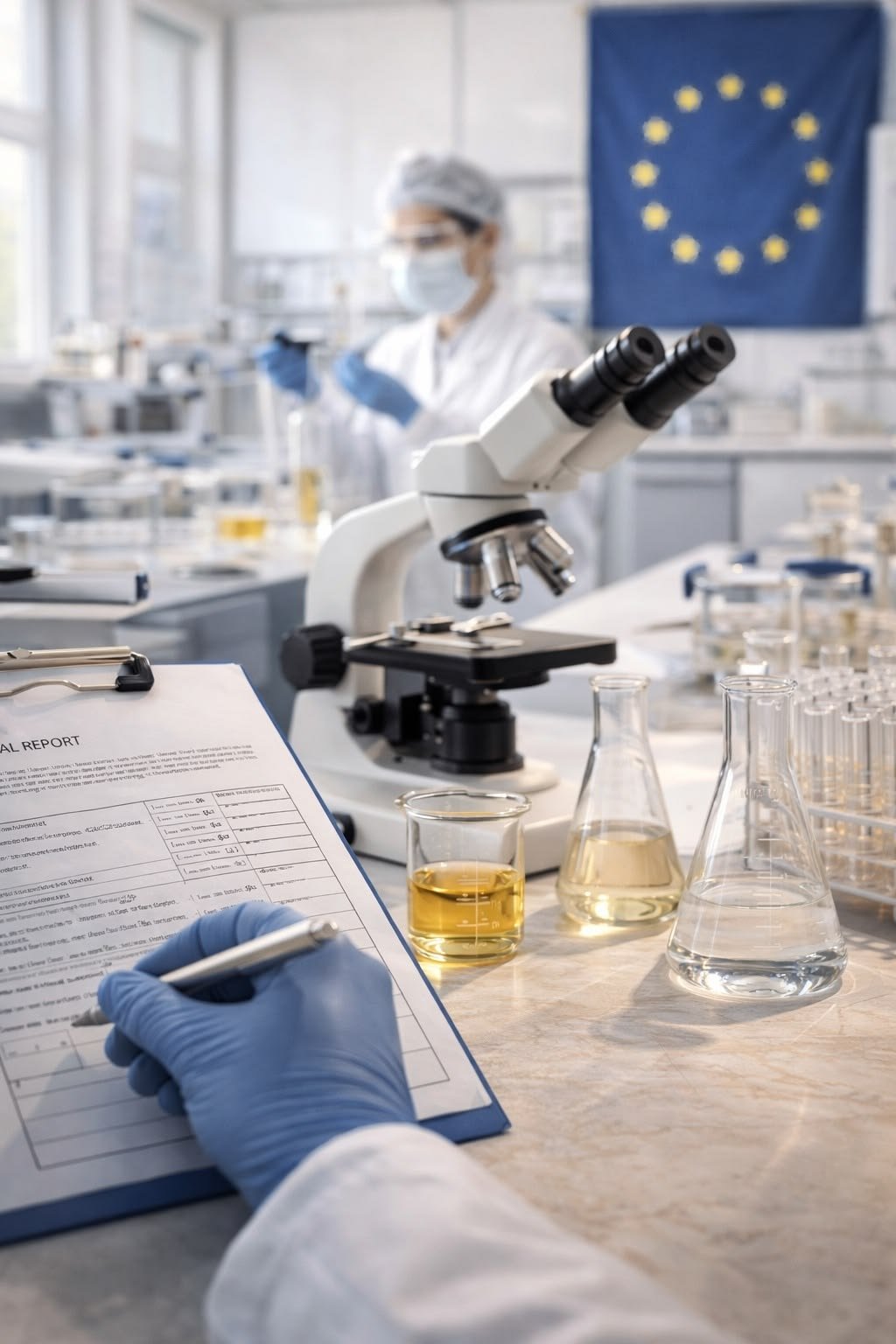 Professionele laboratoriumomgeving van PureLabs Europe